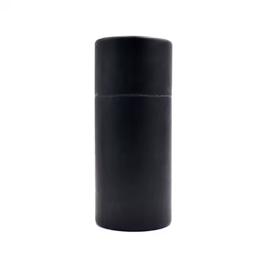 Custom Black Kraft Cardboard Tube Packaging 15ml 20ml Dropper Bottles 