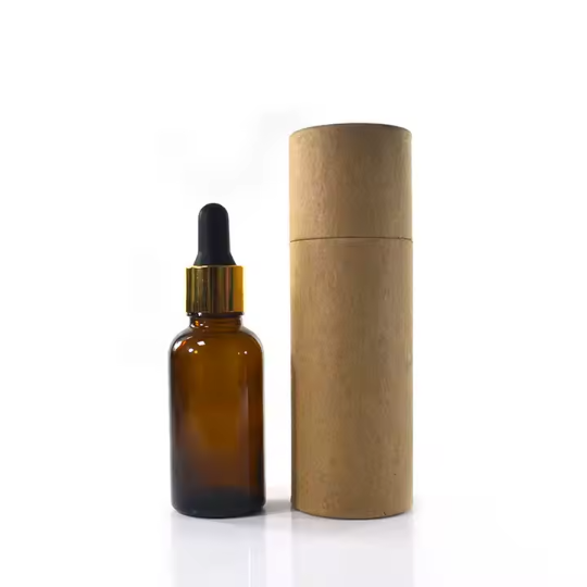 Custom Kraft Cardboard Tubes Packaging15ml and 20ml Dropper Bottles 