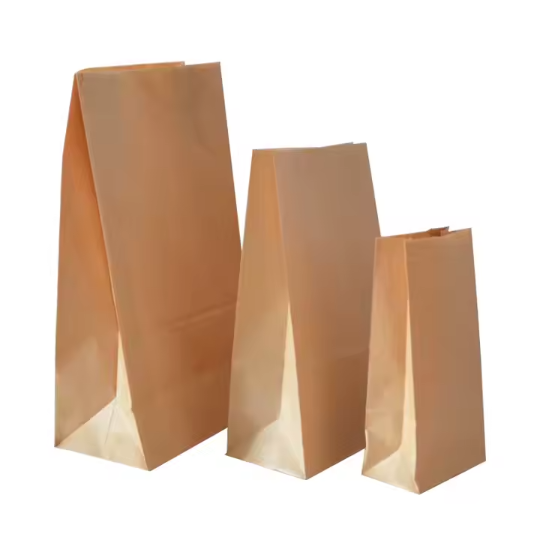 Brown Kraft Paper Dried Food Bakery Bags Grocery Bag 