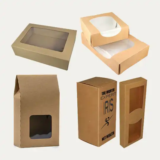 Kraft Boxes With Window