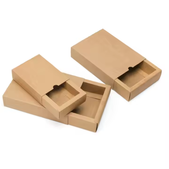 Kraft Tray Drawer Boxes