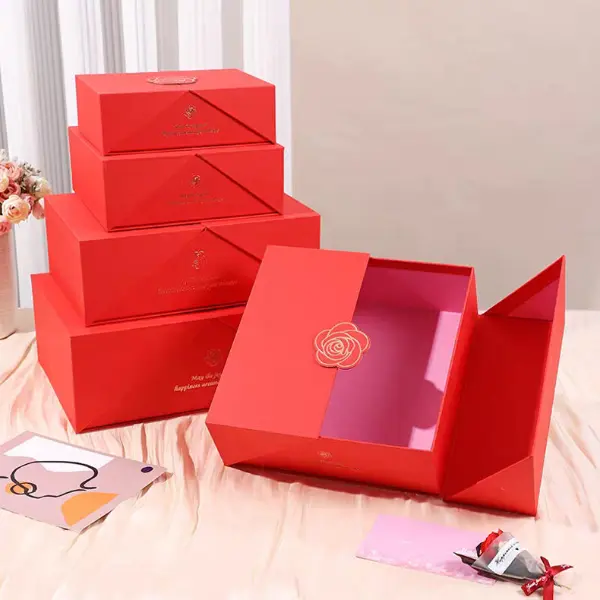 Red Rigid Boxes